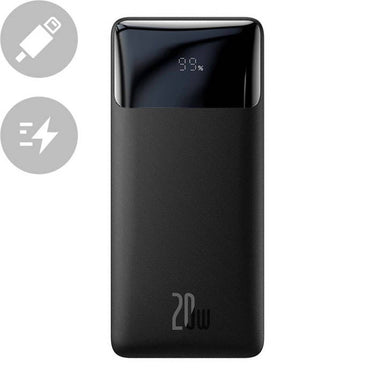 Baseus Bipow Fast Charging Power Bank 10000mAh 20W - Black